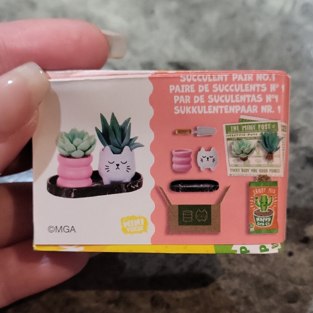 Miniverse Make It Mini Lifestyle Succulent Pair No 1
